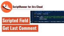 Scripted fields on cloud