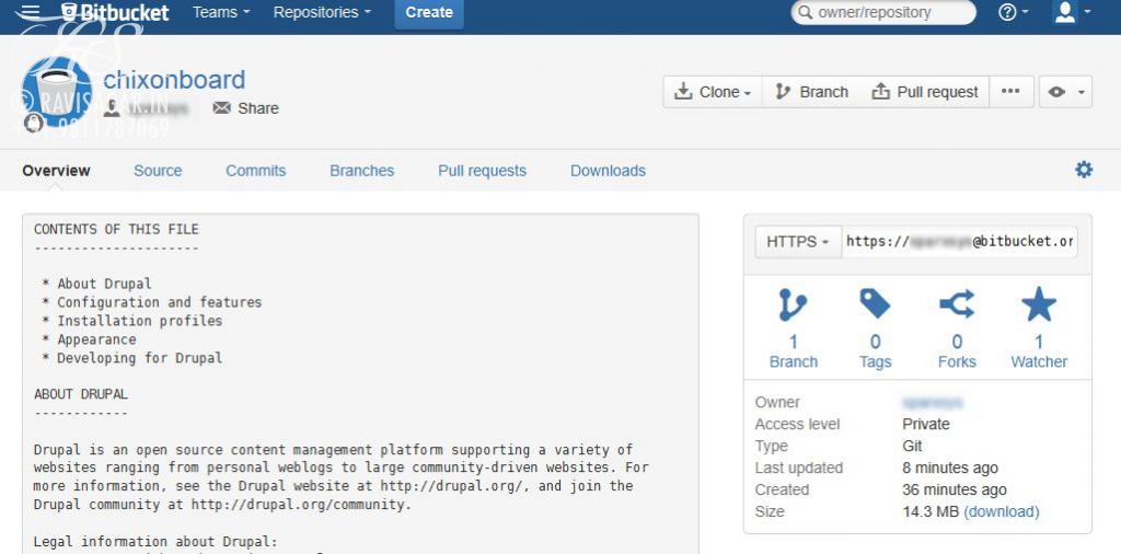 Duplicating a git repository to another repository - Bitbucket